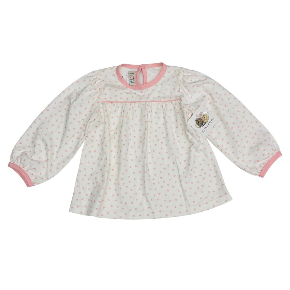 NWT Ruth & Ralph Size 5 Pink Hearts Top